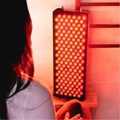 Core Red Light Therapy Panel with Floor Stand & LED Face Mask Bundle