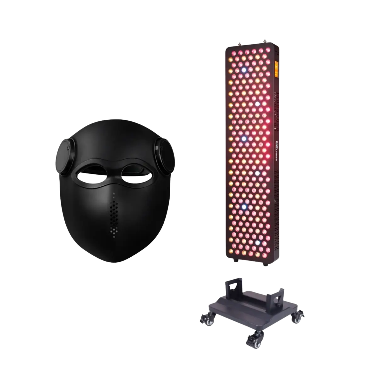 Luma Red Light Therapy Panel with Floor Stand & LED Face Mask Bundle