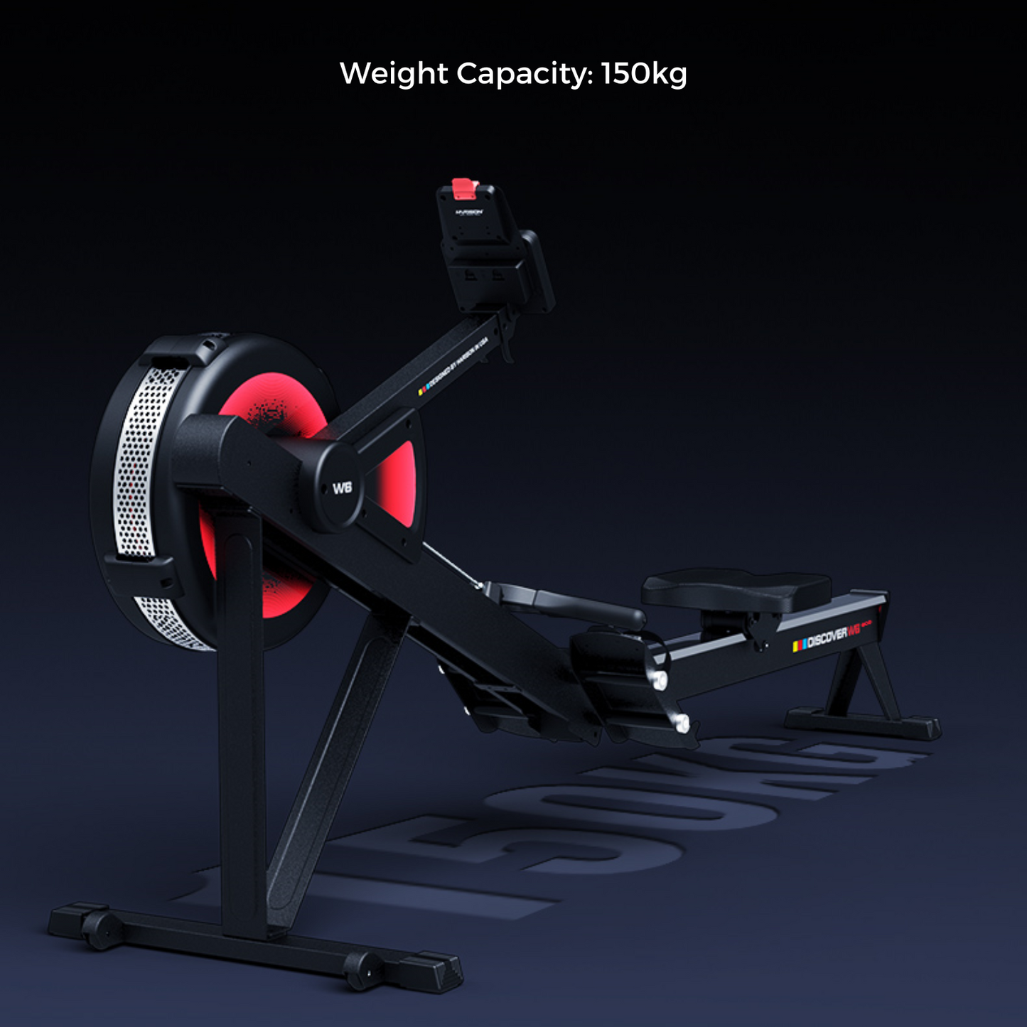 HARISON DISCOVER W6 Air Rowing Machine-Gym Direct