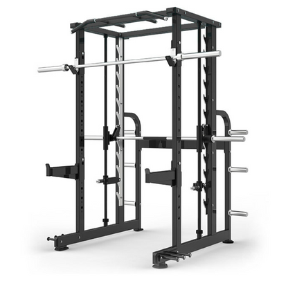 Muscle Motion Commercial Power Rack with Smith Machine- XRHS1027C