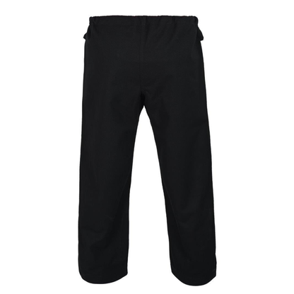 Yamaski Gold Deluxe Brushed Canvas Karate Uniform Black - 14oz