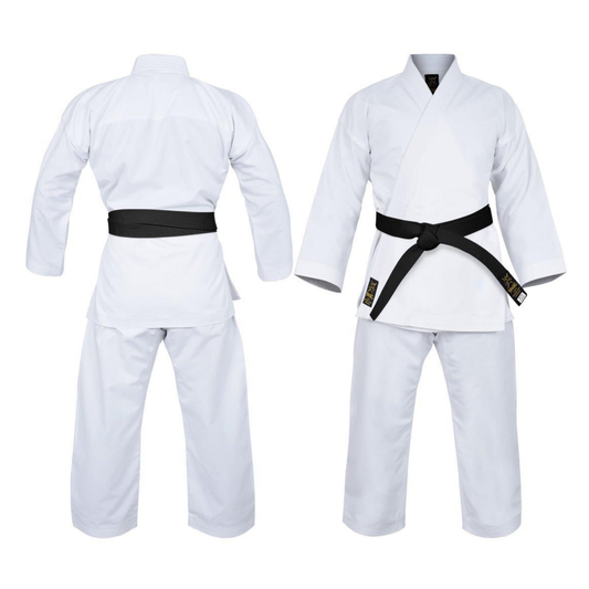 Yamasaki Gold Deluxe Brushed Canvas Karate Uniform - 14oz