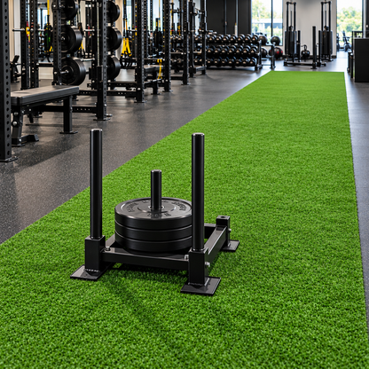 Green Gym Sled Turf Sled Track - 2m x 10m