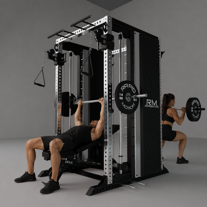 RMC GRAVIX Commercial RM9  Power Rack + Smith Machine + Functional Trainer