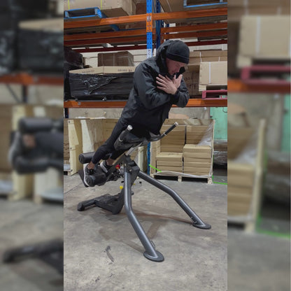 RMC Commercial Dual Function Hyperextension  Glute Ham Developer - VOLTZ Series