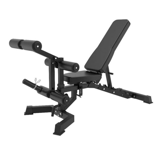 Muscle Motion AB1013 Bench with Leg Extension Attachment