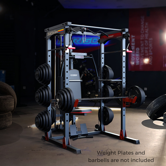 Harison Discover HR-G30911 Power Rack with High Low Pulley and Pec Dec Bench