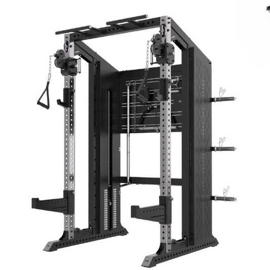 Rapid Motion RM7 Series Commercial Modular Power Rack With Functional Trainer