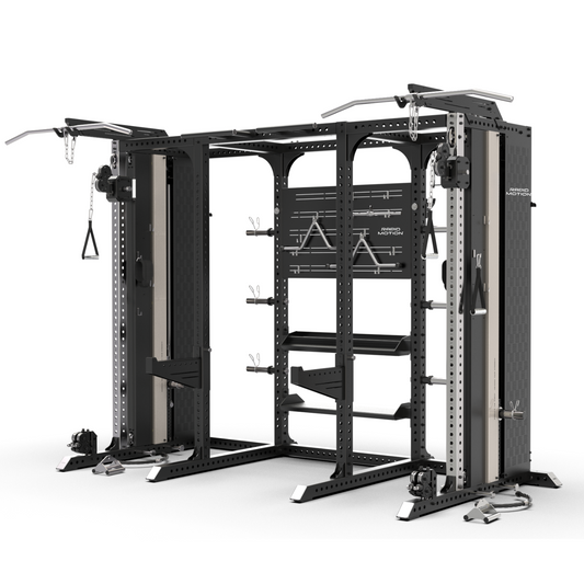 RMC GRAVIX Series Commercial Double Cable Station + Power Rack