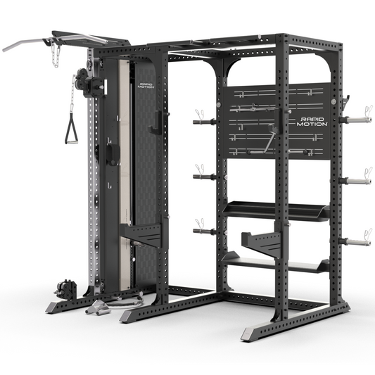 RMC GRAVIX Series Commercial Single Cable + Power Rack + Storage