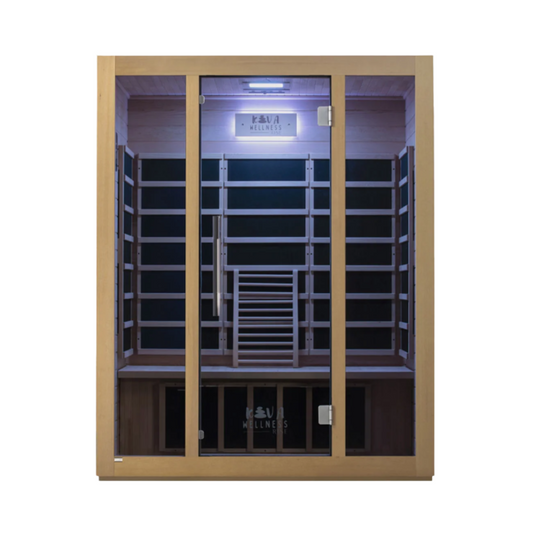 Kiva Rise Far-Infrared Sauna 3 Person