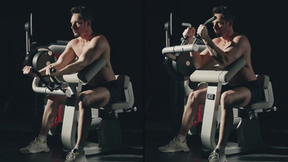 Harison Omega Series HR-G40102 Track Smart Digital Resistance Seated Biceps Curl and Triceps Extension - Dual Function