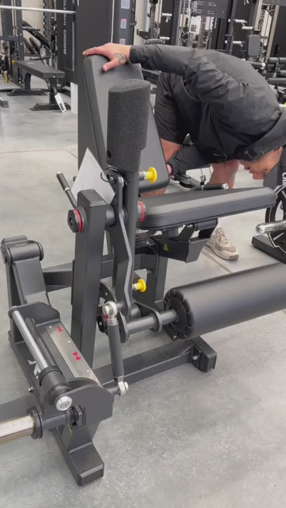 RMC Dual Function Leg Curl Leg Extension - Plate Loaded - VOLTZ Series