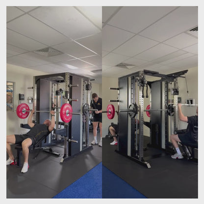 RMC GRAVIX Commercial RM9  Power Rack + Smith Machine + Functional Trainer