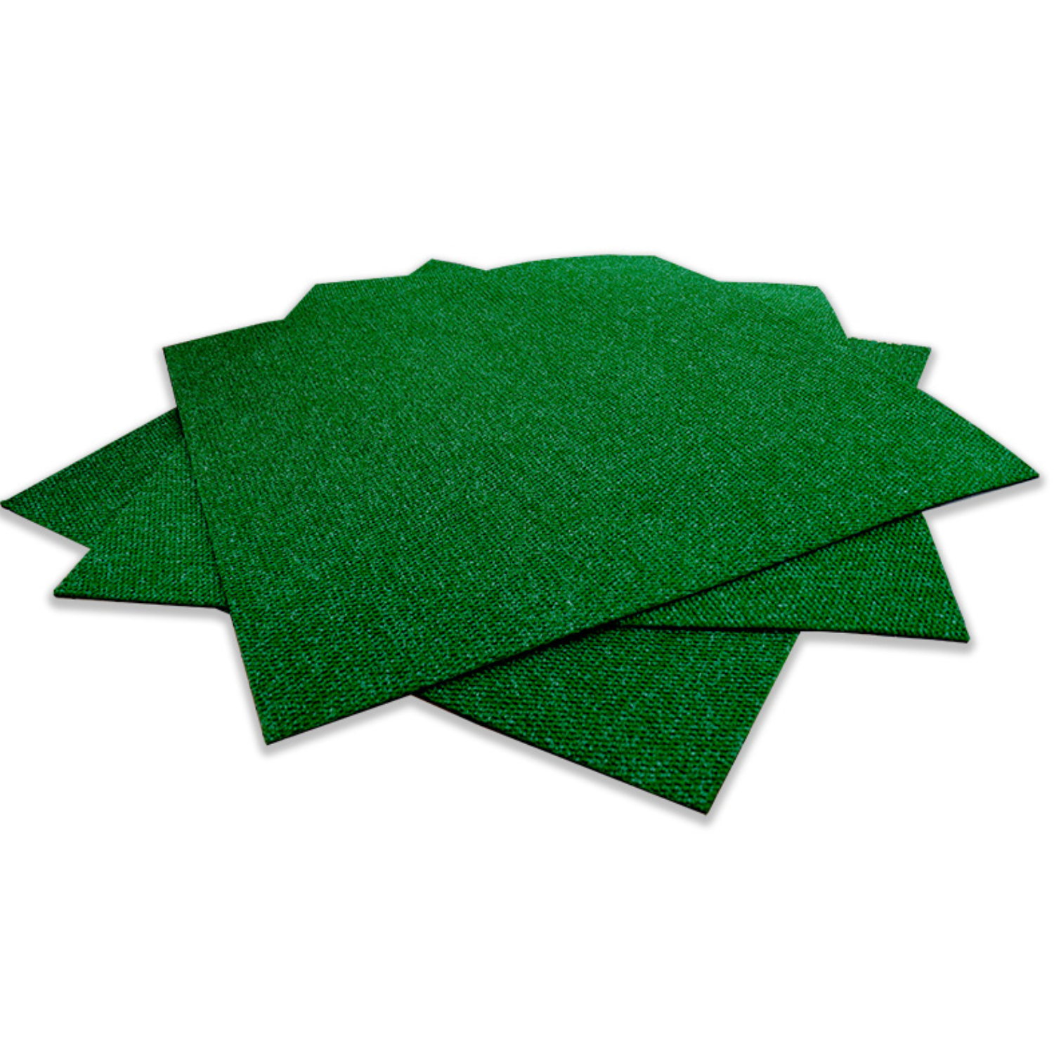 Commercial Heavy Duty Gym Carpet Tile - Bright Green