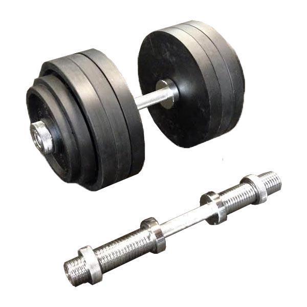 167kg Spin Lock Adjustable Dumbbell Set  Cast Iron Dumbell Set-Adjustable Olympic Cast Iron Dumbbell Set-Gym Direct