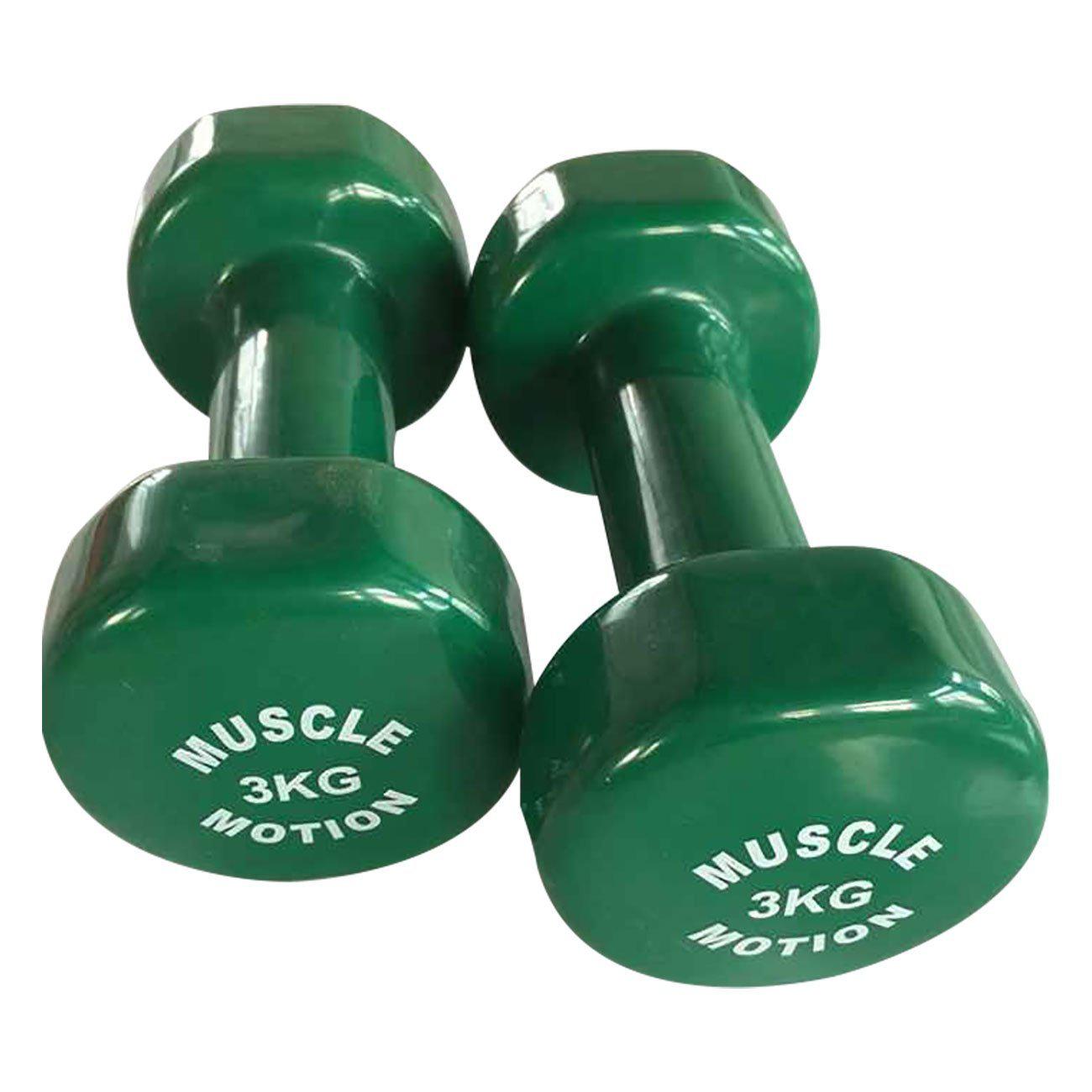 1kg TO 6kg VINYL DUMBBELL SET at GD