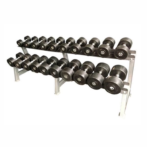 2 Tier Dumbbell Rack  - Fits 10 Pairs-Dumbbell Racks-Gym Direct