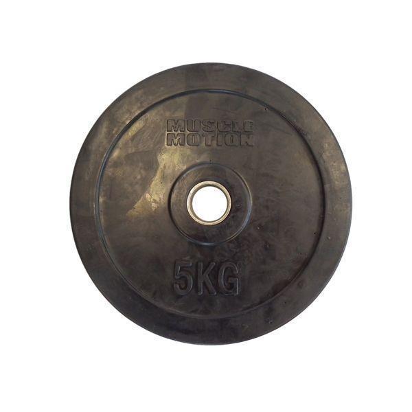 26.5kg Standard Rubber Weight Package | Gym Direct-Standard Barbell + Rubber Plates Package-Gym Direct