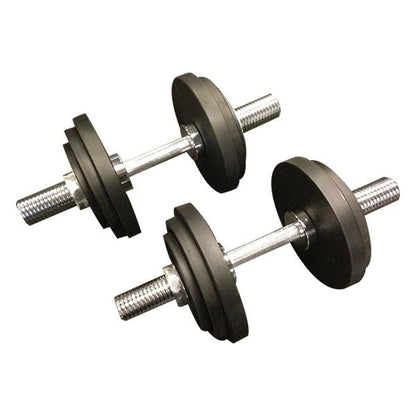 47kg Dumbbell Sets  Adjustable 47kg Dumbbells For Sale-Adjustable Olympic Cast Iron Dumbbell Set-Gym Direct