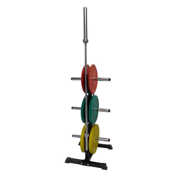 Bumper Set, Curl Bar, Storage Rack & Lock Jaws (Package Price)-Weight Plate Sets-Gym Direct