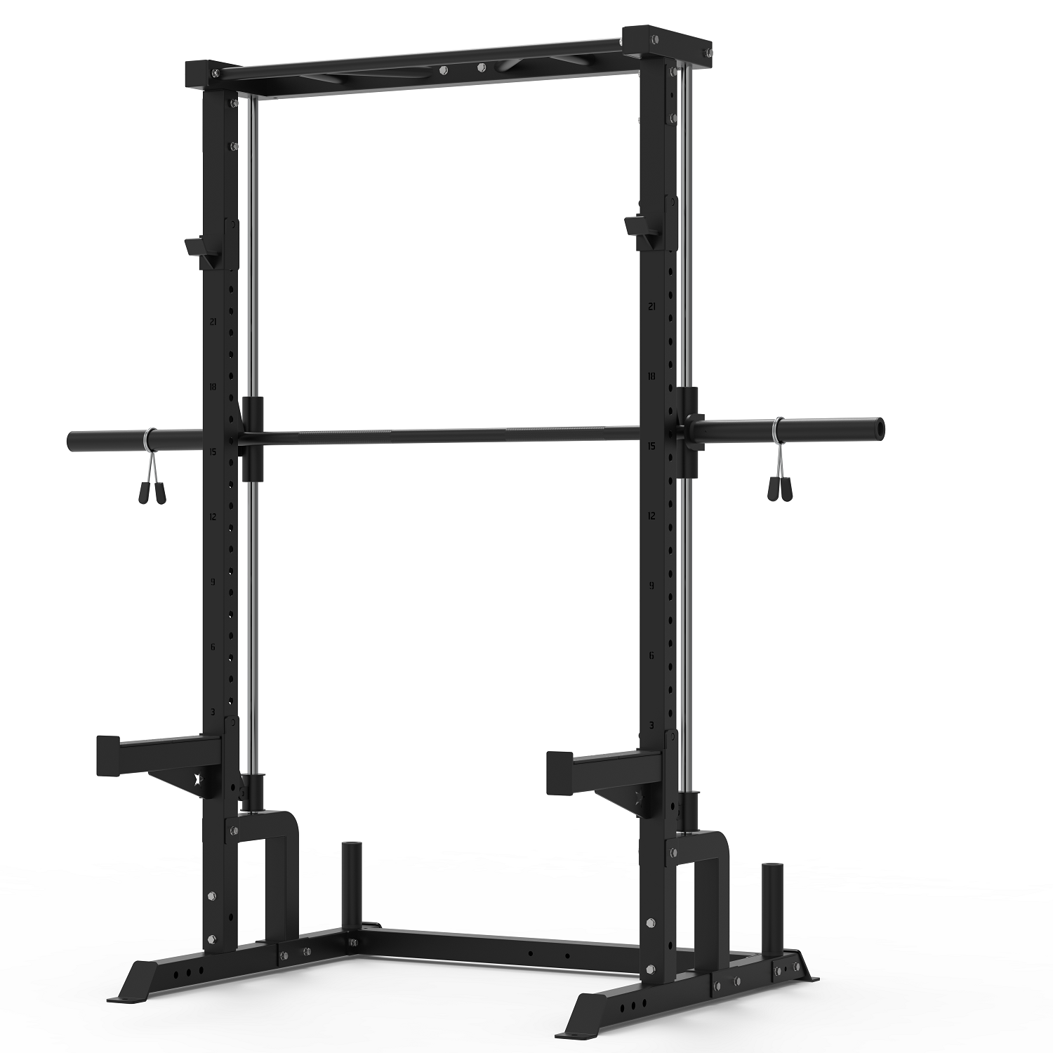 Muscle Motion Valor Modular Half Rack with Smith Machine – Gym Direct