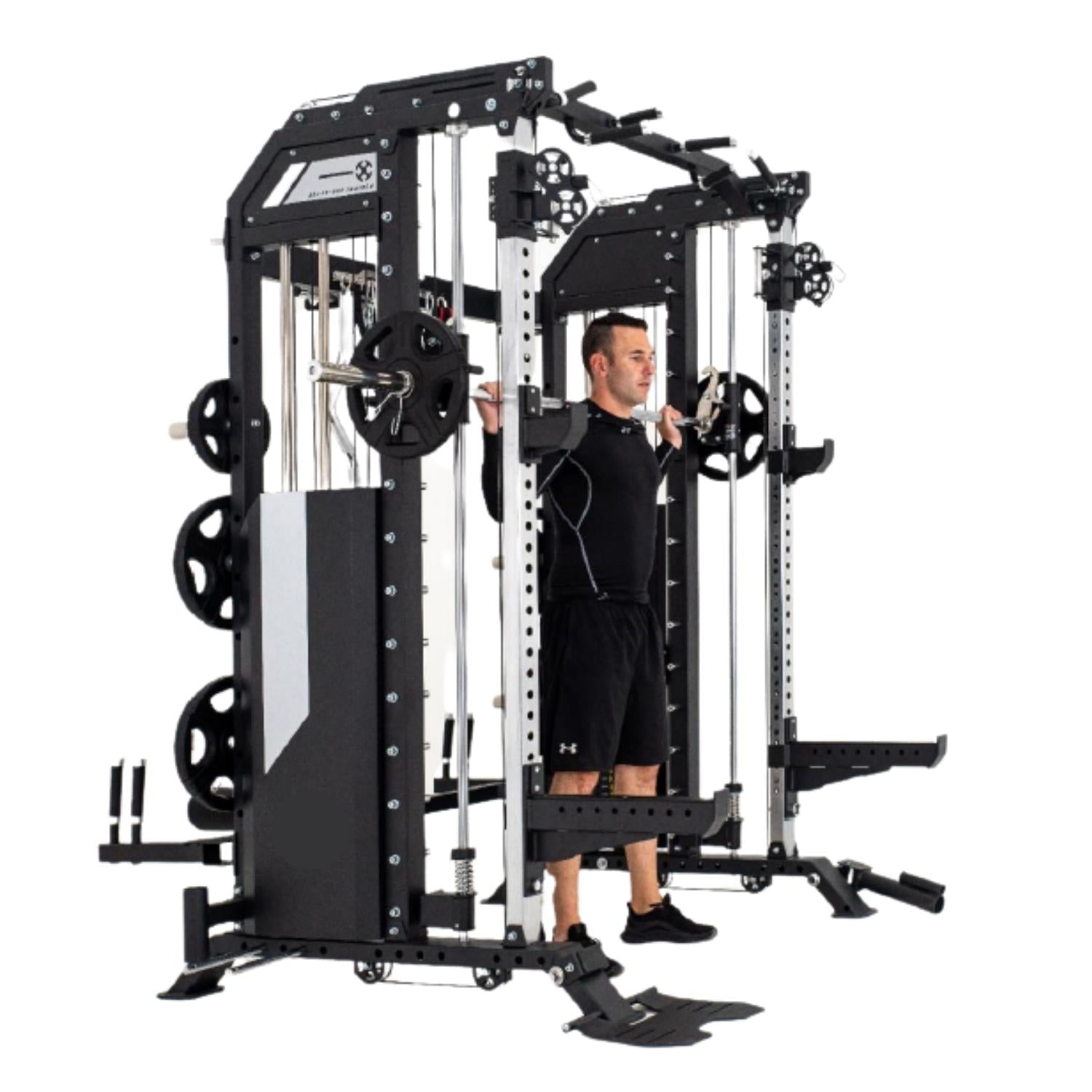 FT1009 Rapid Motion Commercial Smith Machine Power Rack and