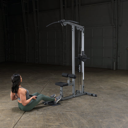 Body Solid Pro Lat Pulldown Low Row Machine (Plate Loaded) - GLM83-Gym Direct