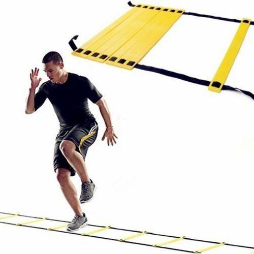 Morgan Adjustable 4m Speed & Agility Ladder Flat-Speed and Agility-Gym Direct
