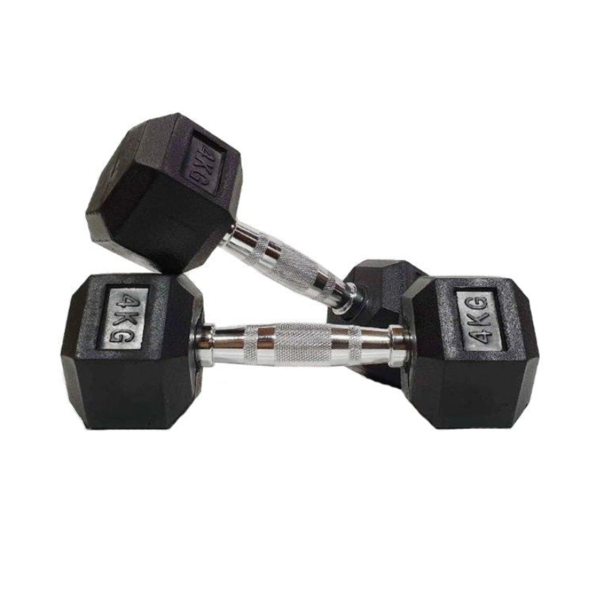 -Rubber Hex Dumbbells-Gym Direct