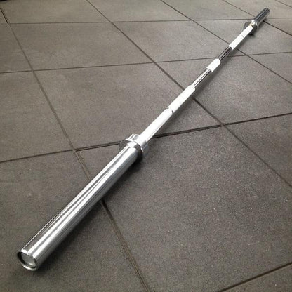 220cm Olympic Chrome Plated Barbell (700lbs Rating)-Olympic Size Barbell-Gym Direct