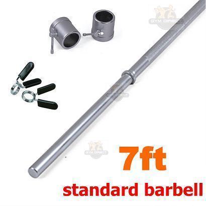 7 foot standard online barbell