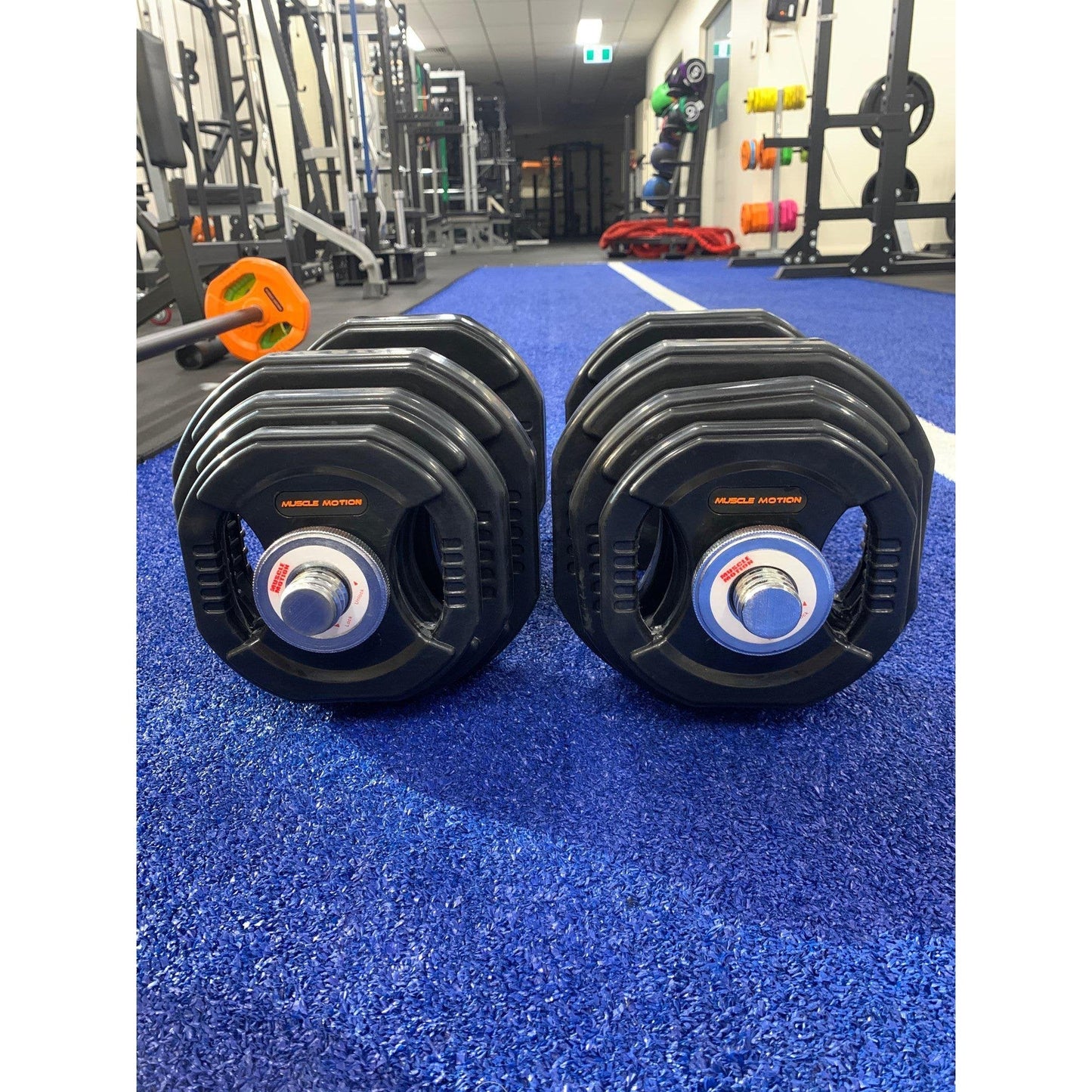40kg Rubber Adjustable Dumbbell Set | Gym Direct-Adjustable Standard Rubber Dumbbell Set-Gym Direct