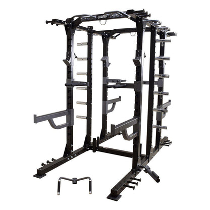 MM 8-GEN Commercial 2 Station Half Rack With Storage-Commercial Power Rack-Gym Direct