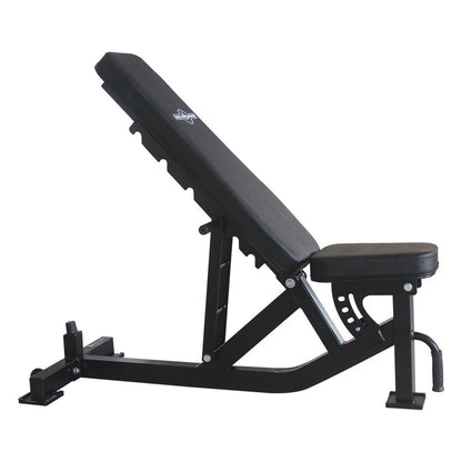 Muscle Motion FT1004 Package Deal - Functional Trainer + Weights + Barbell + Bench-Gym Direct