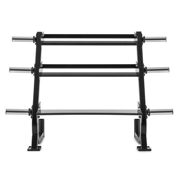 All in One 3 tier rack for dumbbell kettlebell weight bar-Dumbbell and Kettlebell Racks-Gym Direct