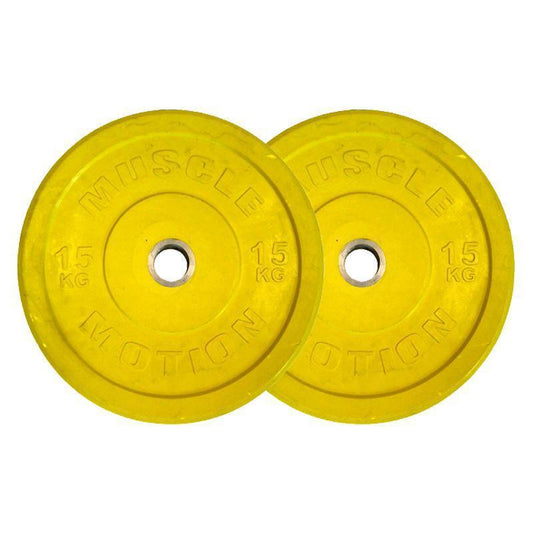 -Coloured Bumper Plates-Gym Direct