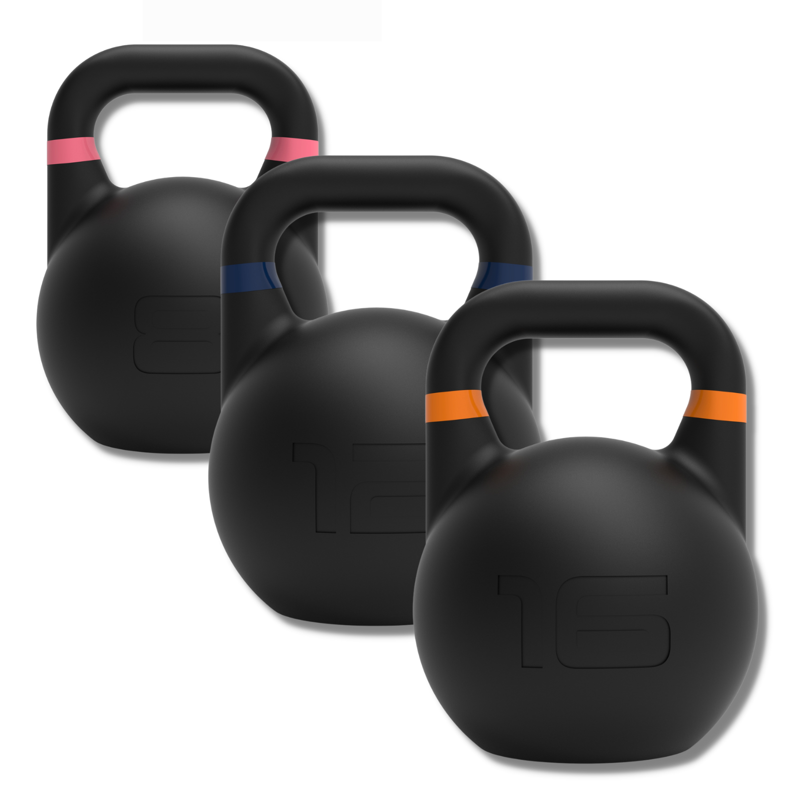 Rapid Motion Powder Coated Competition Kettlebell Sets
