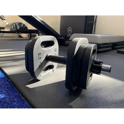 -Standard Rubber Coated Weight Plates-Gym Direct