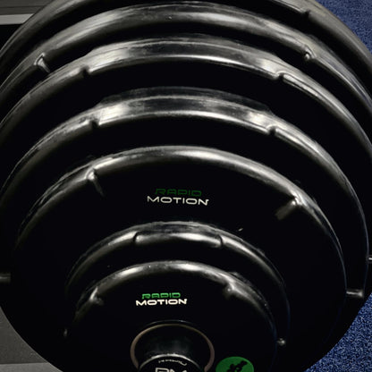 Rapid Motion Olympic Rubber Weight Plates (Pairs)-Olympic Rubber Coated Weight Plates-Gym Direct