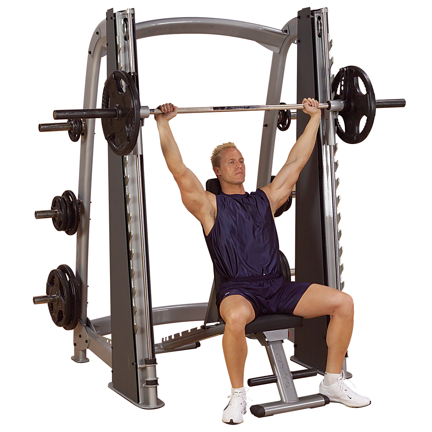 Body Solid Pro Clubline Commercial Counter-balanced Smith Machine - SCB1000-Gym Direct