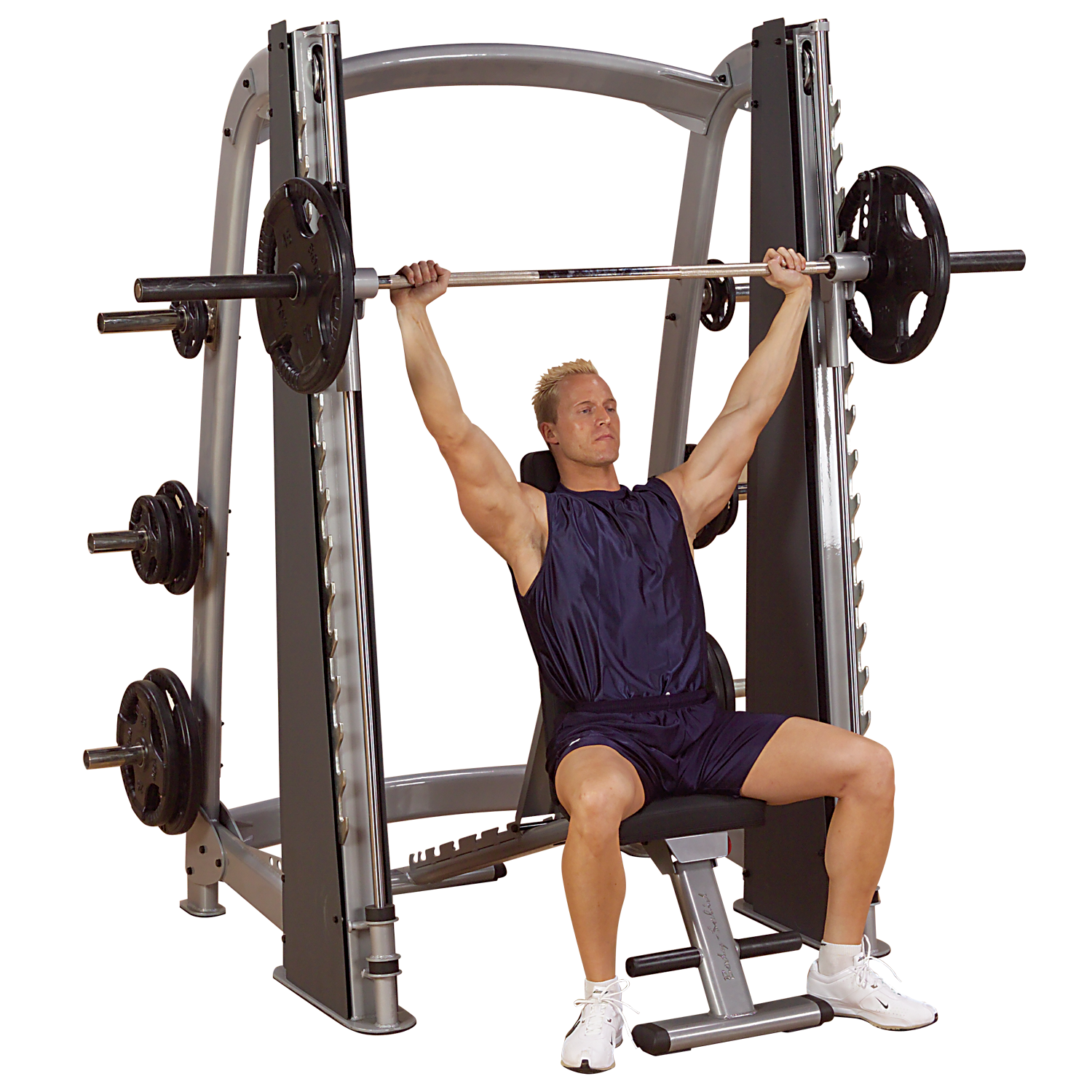 Body Solid Pro Clubline Commercial Counter-balanced Smith Machine - SCB1000-Gym Direct