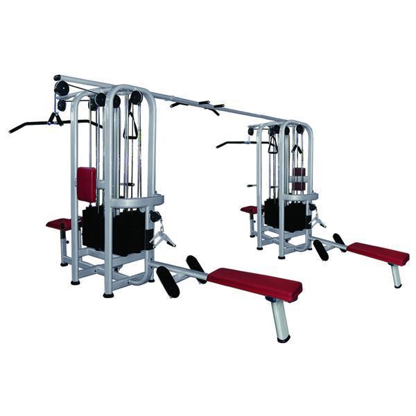 CHEAP COMMERCIAL 8 STATION Multi-Jungles GYM-Commercial Multi Station Machine-Gym Direct