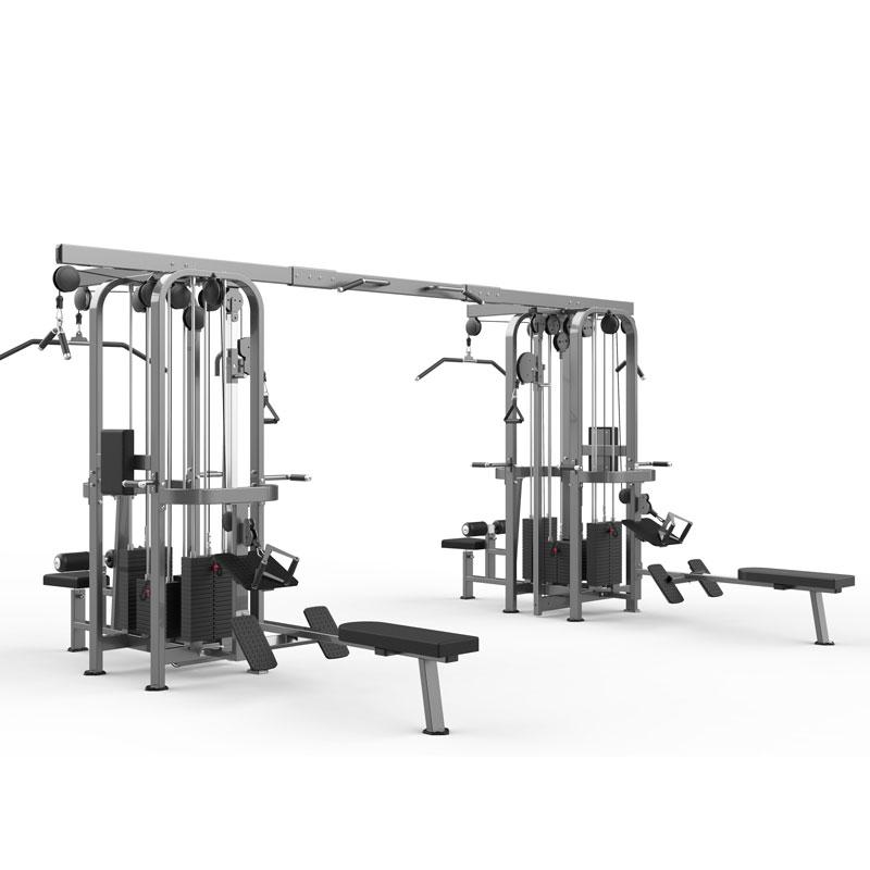 BEST PRICE COMMERCIAL 8 STATION MULTI-JUNGLES GYM-Commercial Multi Station Machine-Gym Direct