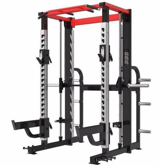 Commercial counter balance Smith Machine Squat Rack Combo-Commercial Smith Machine-Gym Direct
