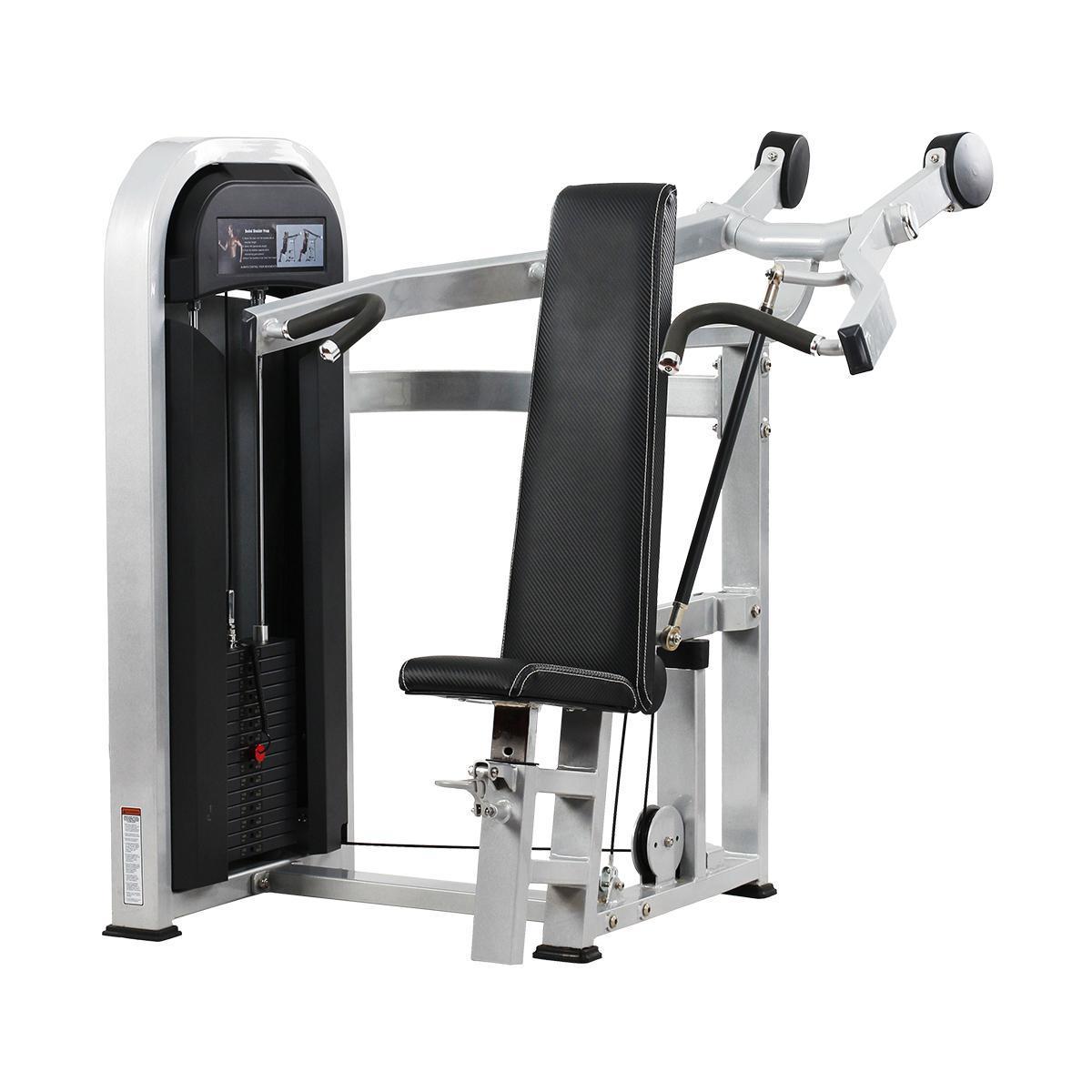 Seated plate loaded shoulder press hot sale