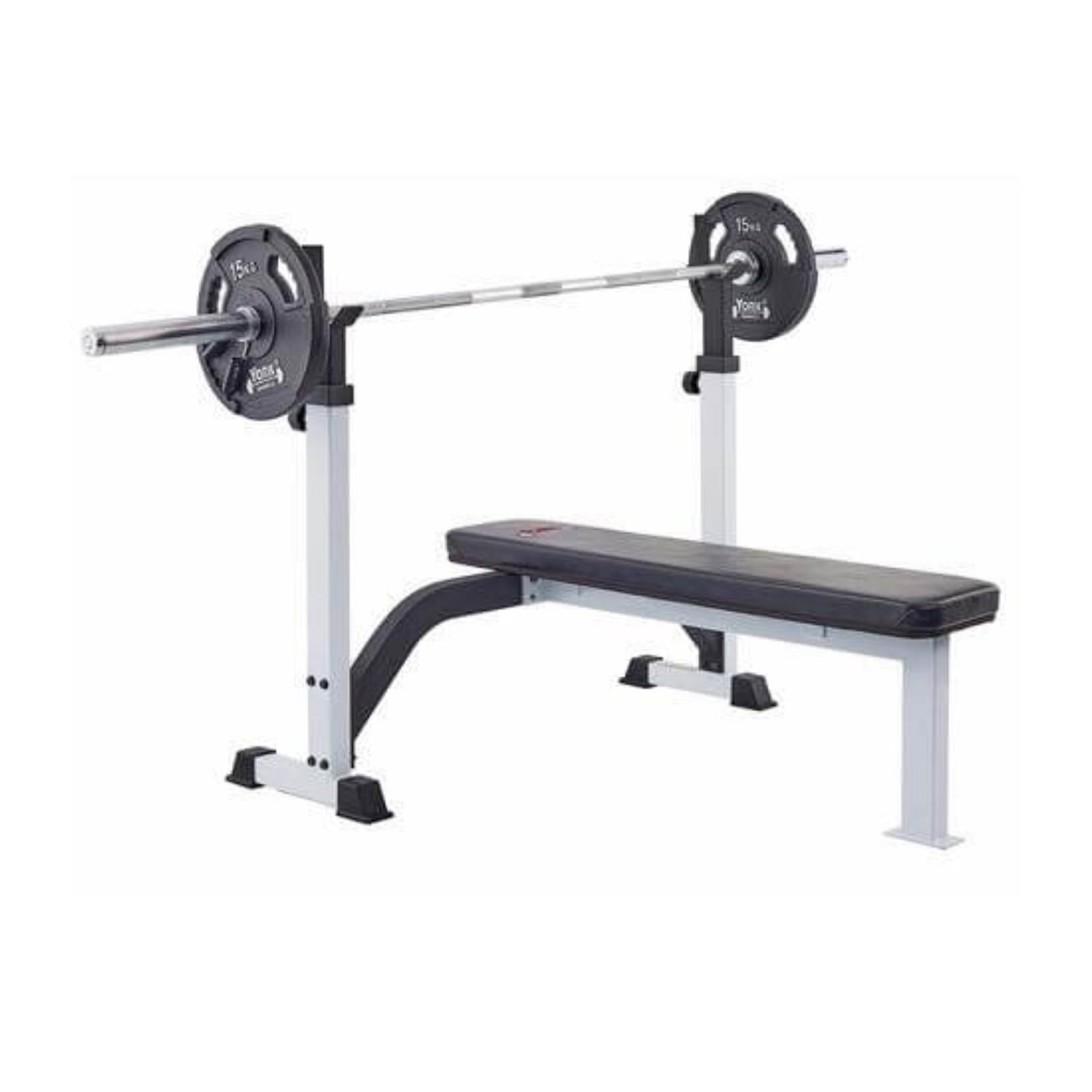 York fitness bench press sale