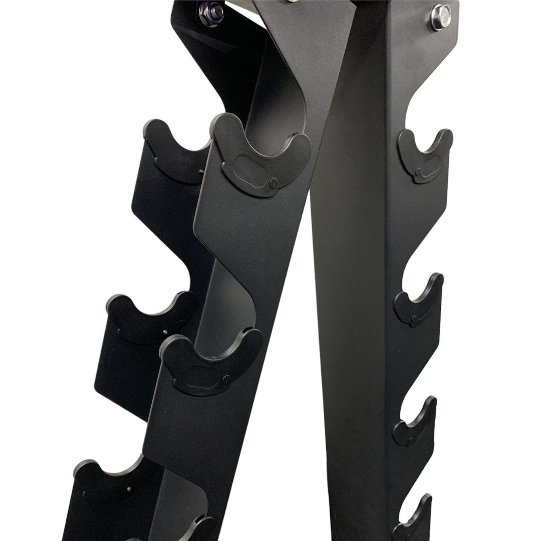 Muscle Motion P606 Dumbbell Rack, to fit 6 pairs up to 25kg – Gym Direct