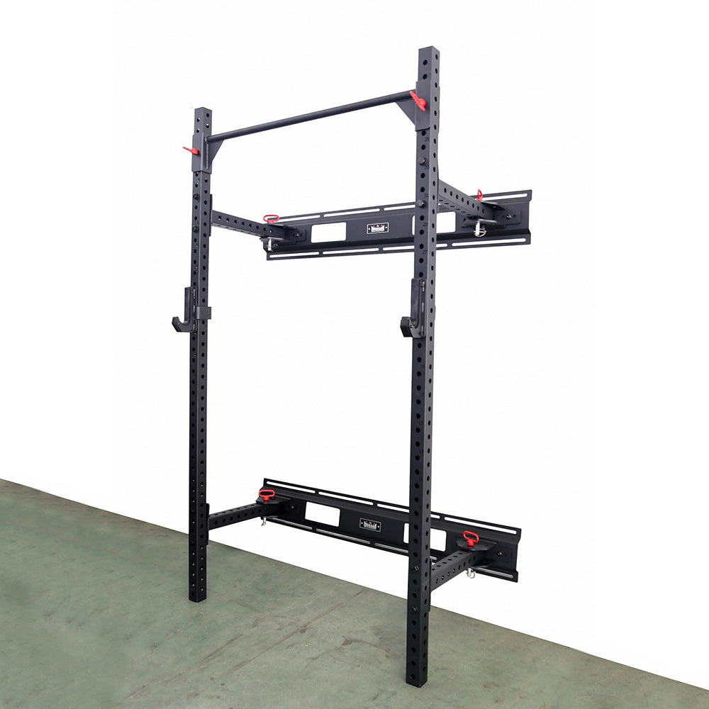 Foldable Training Rig Morgan Sports Fold Back Wall Mounted Cross-Functional Rig – Gym Direct